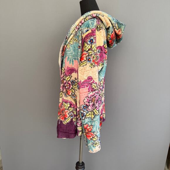 Johnny Was Ledona Sherpa jacket - B47121-6 - plush - cardigan - FLAWED - size S - Picture 6 of 12